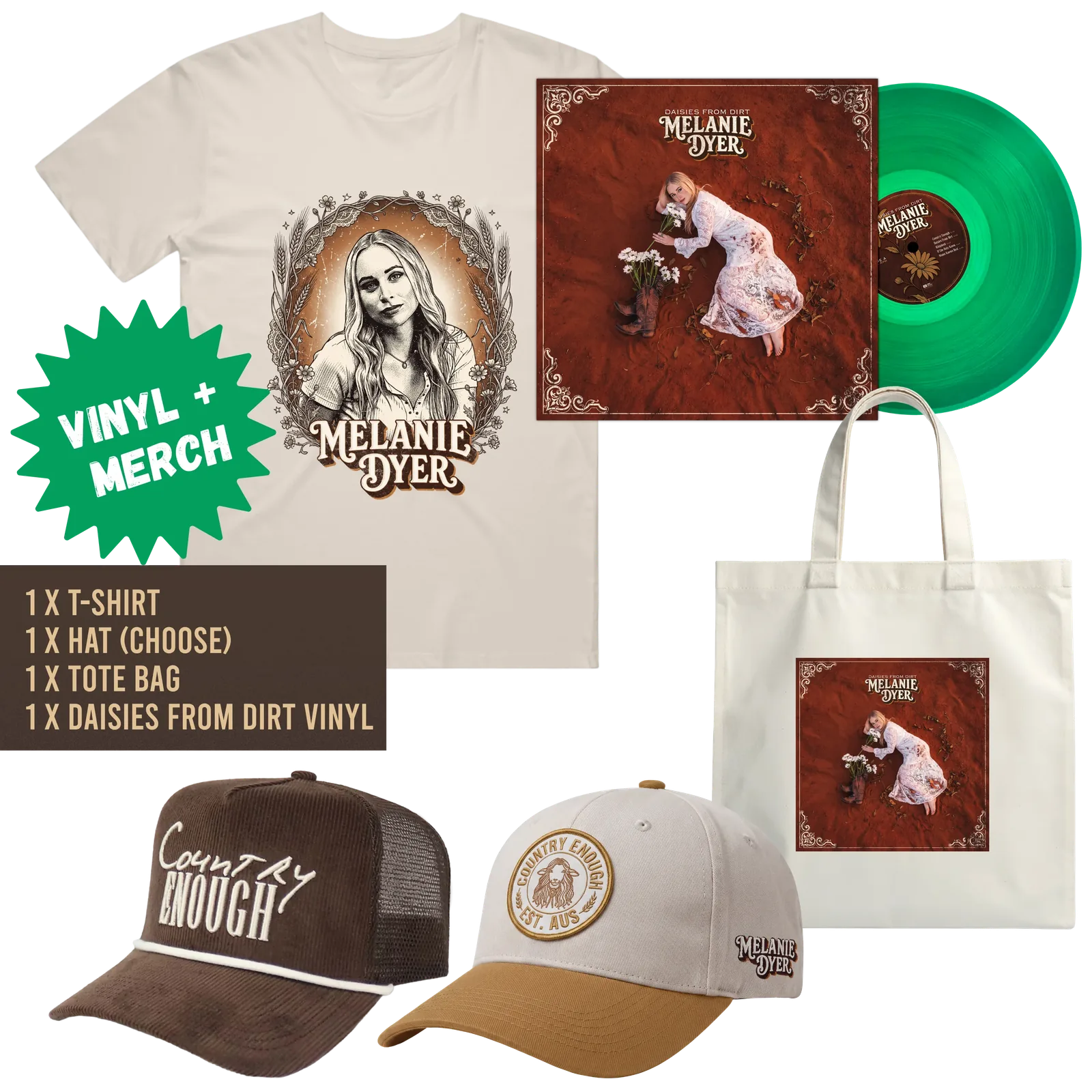 Vinyl + Merch Pack