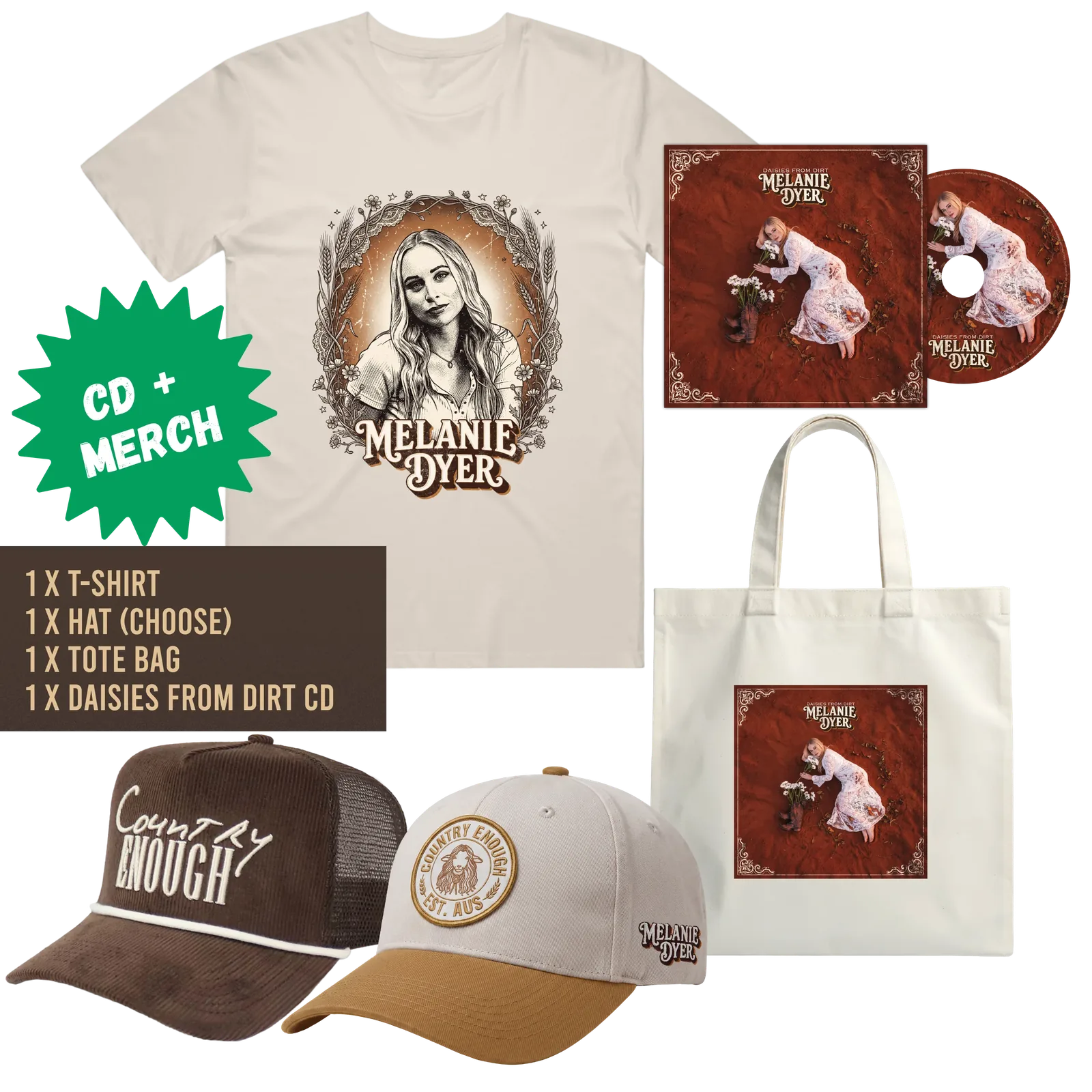 CD + Merch Pack