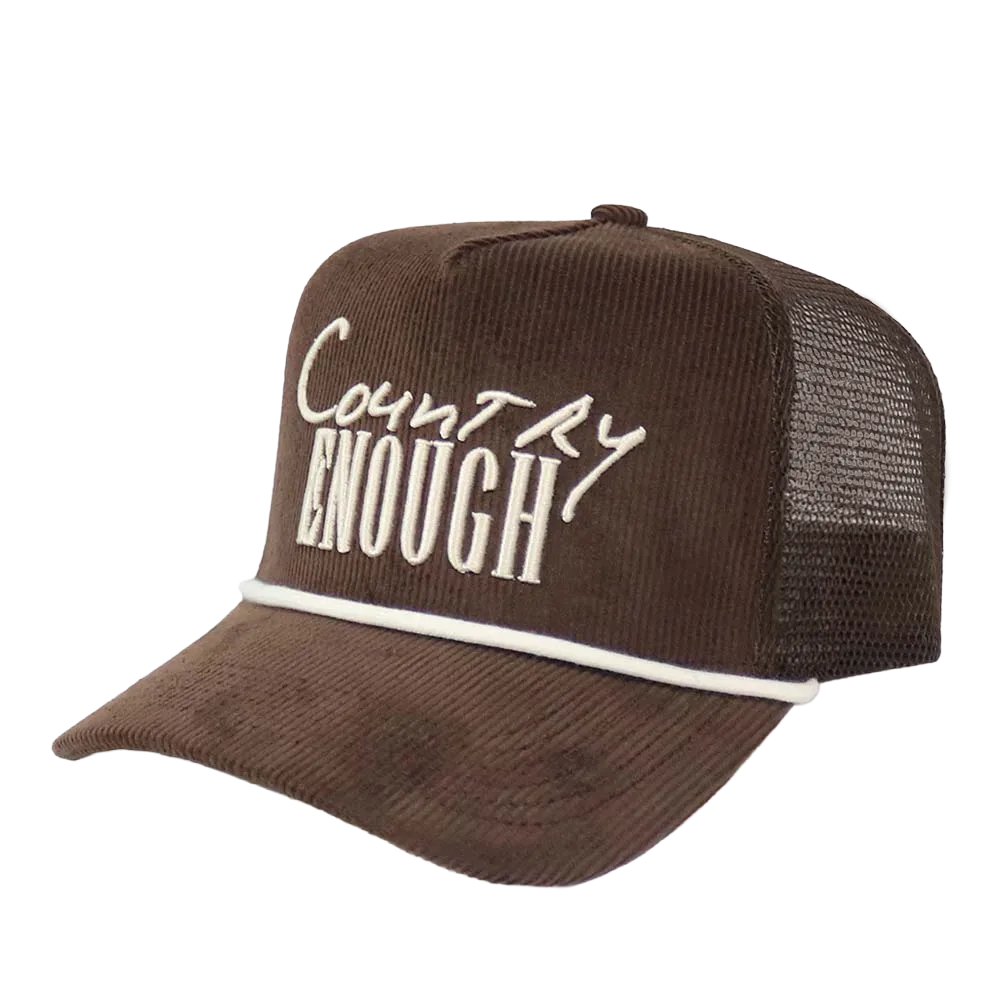 Dark Brown 'Country Enough' Hat
